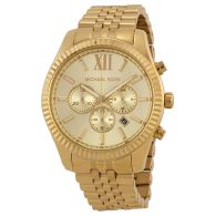Michael Kors Lexington Gold Chronograph Men'S Watch Mk8281