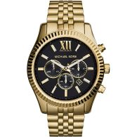 Michael Kors Lexington Menâ€™s Watch Gold 44mm