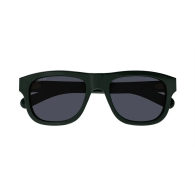 Gucci GG1509S Sunglass Man Recycled Acetate Rectangular Green-Green Blue