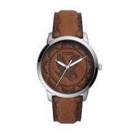 Fossil Neutra Three-Hand Brown Leather Watch